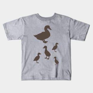 Mama and Ducklings Kids T-Shirt